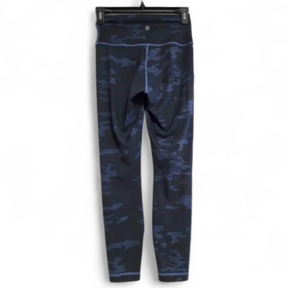 ❤️ 3 For 15 lululemon athletica Heathered Blue Camo Leggings Size XXSmall